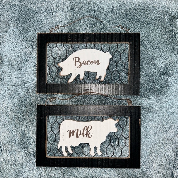Rustic Farmhouse Wall Decor Set - Picture 1 of 3